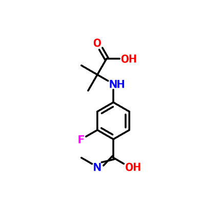 CAS 1289942-66-0|N-[3-Fluor-4-[(metilamino)carbonil]fenil]-2-metilalanină