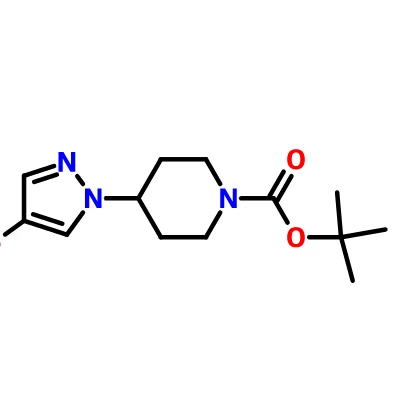CAS 877399-50-3|Ester terț-butil al acidului 4-({4-bromopirazol-1-il)piperidin-1-carboxilic