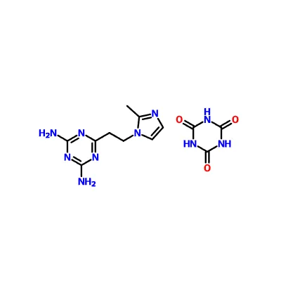 CAS 68490-66-4|1,3,5-Triazin-2,4,6(1H,3H,5H)-trionă, Compd. Cu 6-2-({2-metil-1H-imidazol-1-il)etil{-1,3,5-triazin{-2,{ {20}}diamină (1:1)