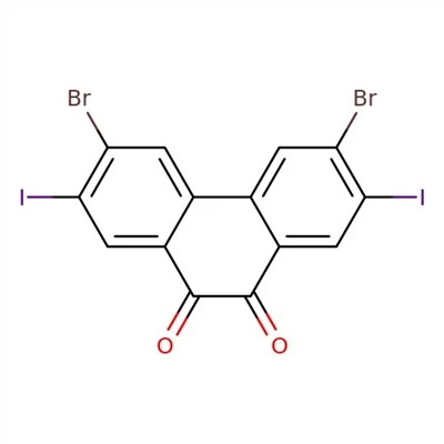 CAS:887127-69-7|3,6-Dibromo-2,7-diiodofenantren{-9,10-dionă