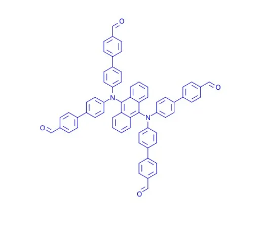Cas: 2962812 - 24 - 2|N9, n9, n10, n10 - tetrakis (4'-carbaldehide- [1,1'-bifenil] -4-il) antracen-9,10-diamine